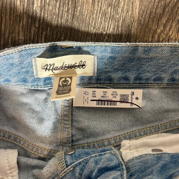 Madewell The Petite Curvy Darted Barrel-Leg Jean Edmonson Size 26P NWT NU759 - Picture 4 of 5